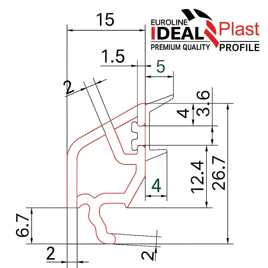 Сечение профиля (Тип А)
